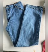 LEVI’S RELAXED RED TAB 550 WOMENS BLUE JEANS BOOT CUT SIZE 14M PRE-OWNED Photo 0