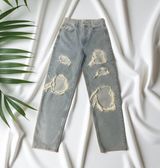 BDG Urban Outfitters Boyfriend Distressed Ripped Jeans Light Wash W28 Photo 0