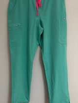 FIGS Women’s Technical Collection Surgical Green Scrub Pants Size XL Photo 0