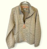 Avalanche Outdoor Supply Co ladies cream quilted 1/4 zip pullover size XL Photo 0