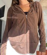 Danskin Brown Zip-Up Photo 0