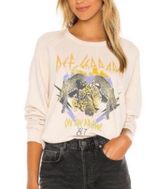 NWT  Def Leopard Light Pink Sweatshirt Photo 0