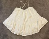 Mable Tiered Ruffle Sundress in White Photo 0