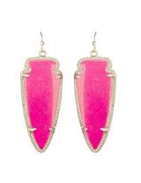 Kendra Scott Skylar Arrow Hot Pink Earrings Photo 0