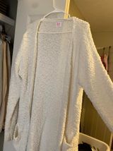 Wanna B White Popcorn Cardigan Photo 0