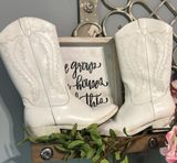 Madden Girl White Cowboy Boots Photo 0