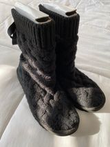 UGG Black Tall Knit Boots Photo 0