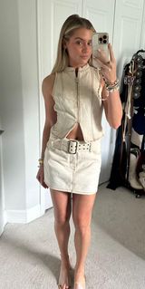 Mango Denim Top Photo 0