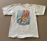 Vintage Richard Wallich SailBoat Graphic Tee White Size XL Photo 0