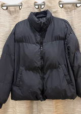 Cider Black Puffer Women’s Quilted Cropped Coat Photo 0