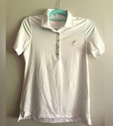 Peter Millar White Polo 1901 Golf Shirt, Size S, EUC Photo 0