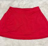 Red Athletic Skirt  Photo 0
