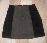 Free People black denim skirt Photo 0