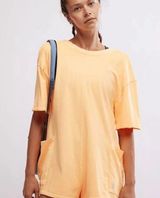 New with Tags FP Movement Reversible Hotshot Tee Romper Size L Orange Size L Photo 0