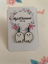 Handmade Ghost Charm Drop Earrings  Photo 0