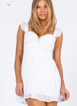 White Mini Dress Photo 0