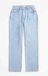 Abercrombie Curve Love High Rise Vintage Straight Jean Photo 0