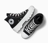 Converse All Star Chuck Taylor Black Lugged Canvas High Top Sneakers Size 7 $80 Photo 0