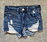American Eagle Denim Shorts Ripped 6 Photo 0