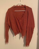 & Other Stories Cropped & Distressed Sweater Photo 0