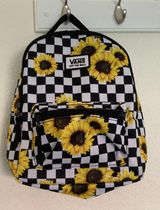 Vans Sunflower Check Mini Backpack Photo 0