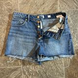 NWT Lucky Brand Lucky Pins Short Denim Shorts Size 8/29 Raw Hem Photo 0