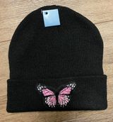 Butterfly Beanie Black Photo 0