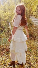Cream Boho Dress Photo 0