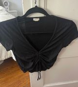 Short Sleeve Draw String Top Photo 0