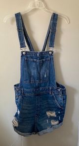 H&M Denim Short Overalls Photo 0