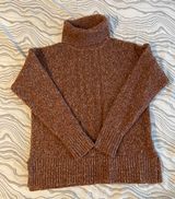 Jones New York Brown Turtleneck Sweater Photo 0