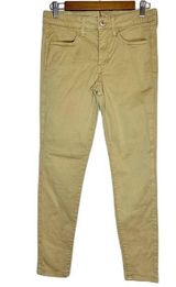 American Eagle Khaki Skinny Leg Beige Pants Uniform Office School Women’s Size 6 Photo 0