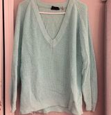 Vintage distressed sweater Blue Size 38 Photo 0