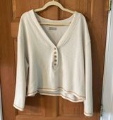 Urban Outfitters Size Large Women's Teen Girl Cream Blouse Photo 0