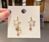 Gold Plated Star Earrings Photo 0