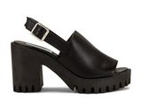 Steve Madden | NWOT Sunnyside Slingback Platform Block Heel Sandals in Black Photo 0