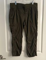 The North Face Olive Green Cargo Pants with Relaxed Fit Photo 0