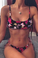Butterfly Bikini Black Size M Photo 0