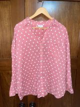 J. Jill Polka Dot Button Down  Photo 0