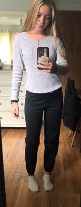 Hanes Black Sweatpants Photo 0