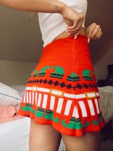 Christmas Mini Skirt Red Size XS Photo 0