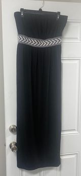 women’s large sundress strapless black long sundress Photo 0