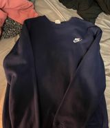 Nike Navy Blue Crew Neck Photo 0
