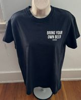 Bring Your Own Beer Graphic Black Cotton T-shirt, size M Photo 0