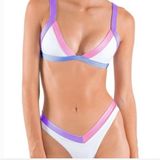 One One Swim Bikini Purple Size M Photo 0