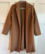 ZARA Camel Brown Long Coat Photo 0