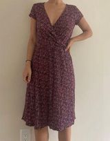 New York & Co. Pink And Black Chain Print Dress  Photo 0