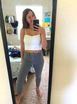Old Navy Grey Pixie Pants Photo 0