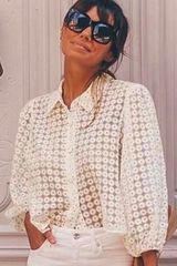 ZARA Daisy Sheer Mesh Yellow Shirt Photo 0