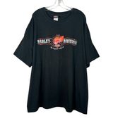 Vintage Y2K Dice Flame Legend Rolls On T-Shirt Florence SC Biker Photo 0